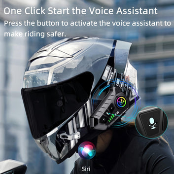 Auricular para casco Bluetooth IPX6 V10