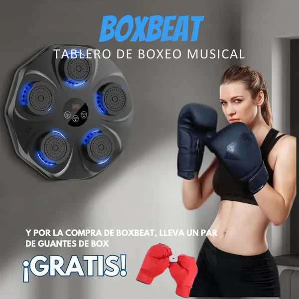 Maquina Boxeo Musical 6 Golpes Guante