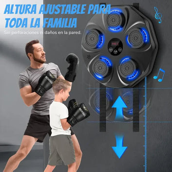 Maquina Boxeo Musical 6 Golpes Guante